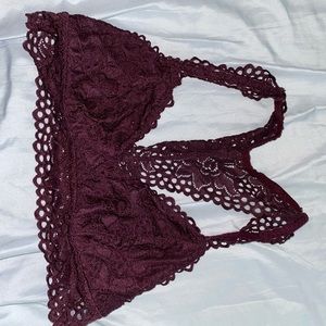 Arie Maroon Bralette